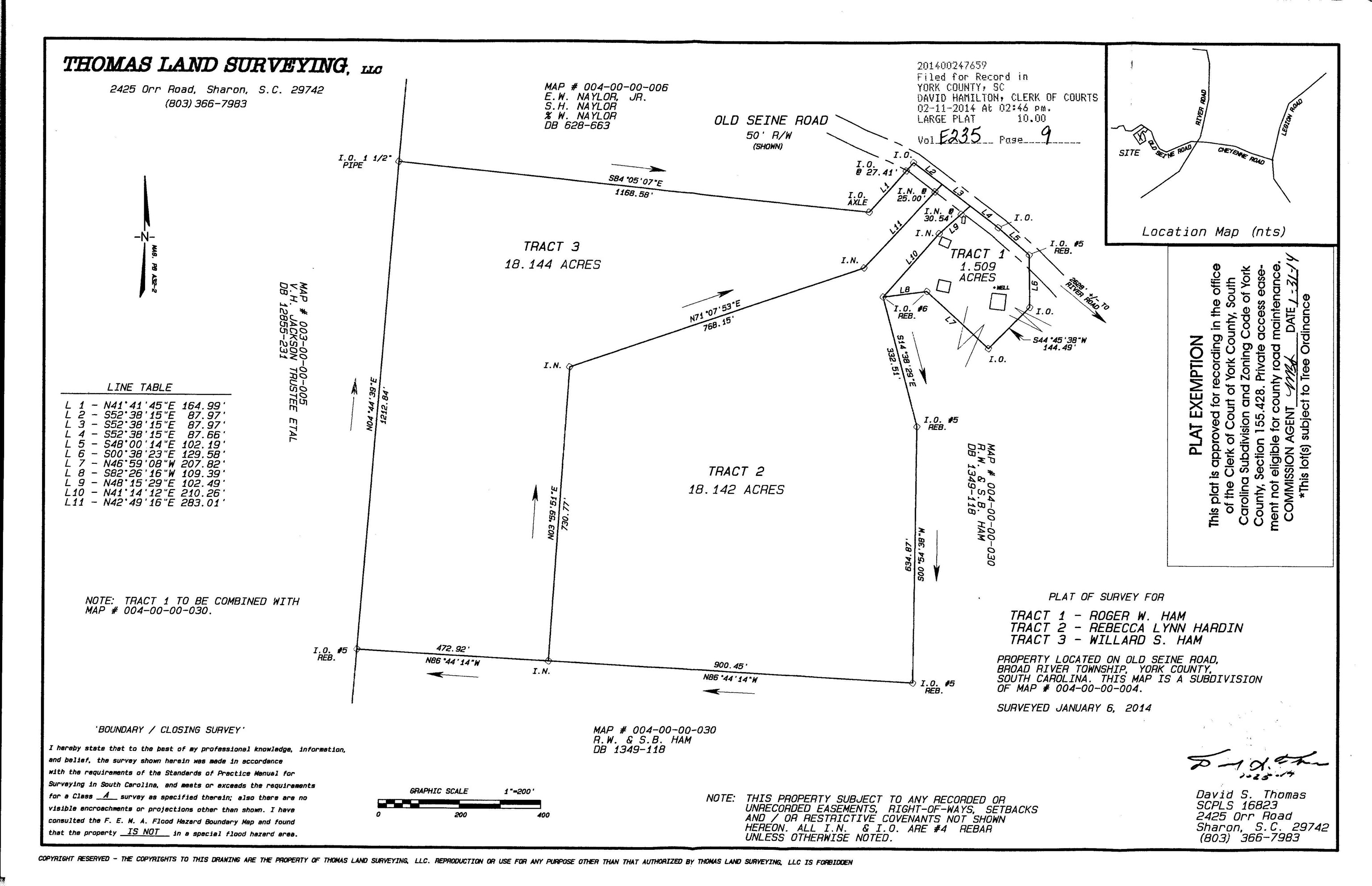0 Old Seine Road Smyrna, SC 29743 - Photo 6 of 12 Tract 2 on this plat