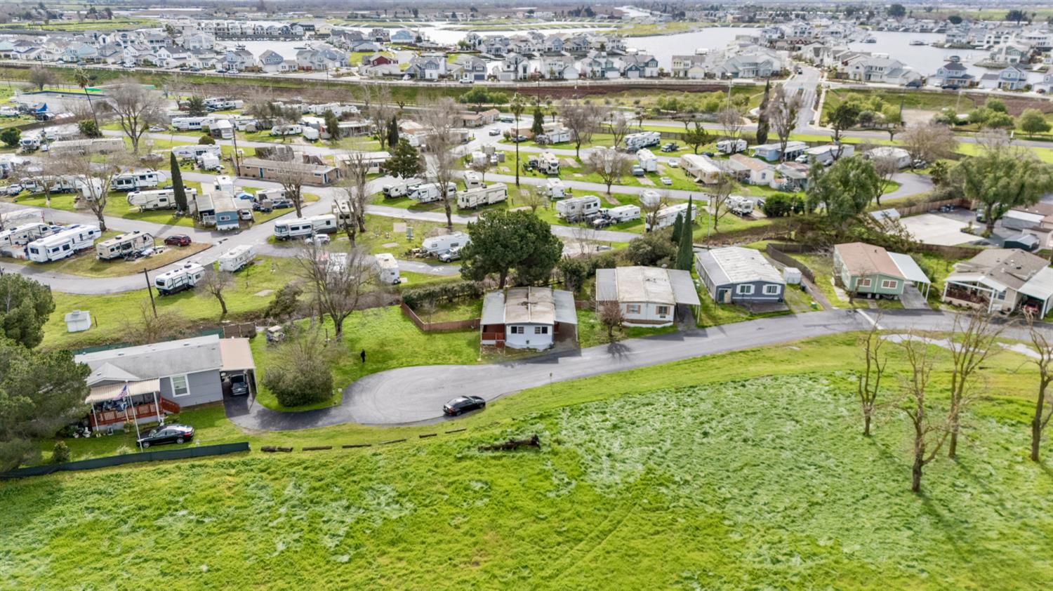 3505 Gateway Road, Unit F242 Bethel Island, CA 94511 - Photo 20 of 22 an aerial view of residential houses with outdoor space