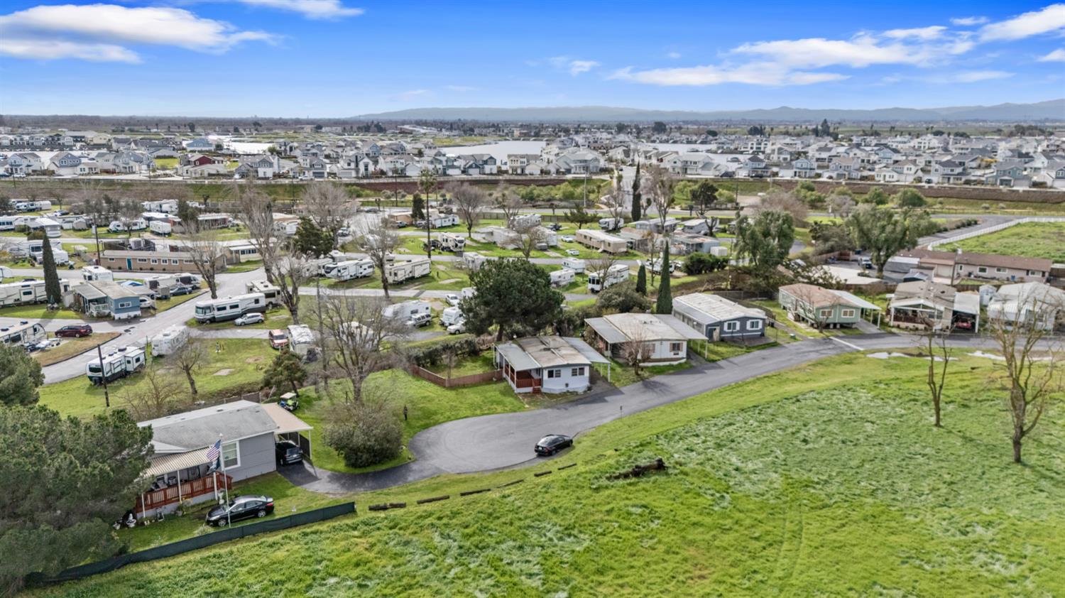 3505 Gateway Road, Unit F242 Bethel Island, CA 94511 - Photo 21 of 22 an aerial view of residential houses with outdoor space