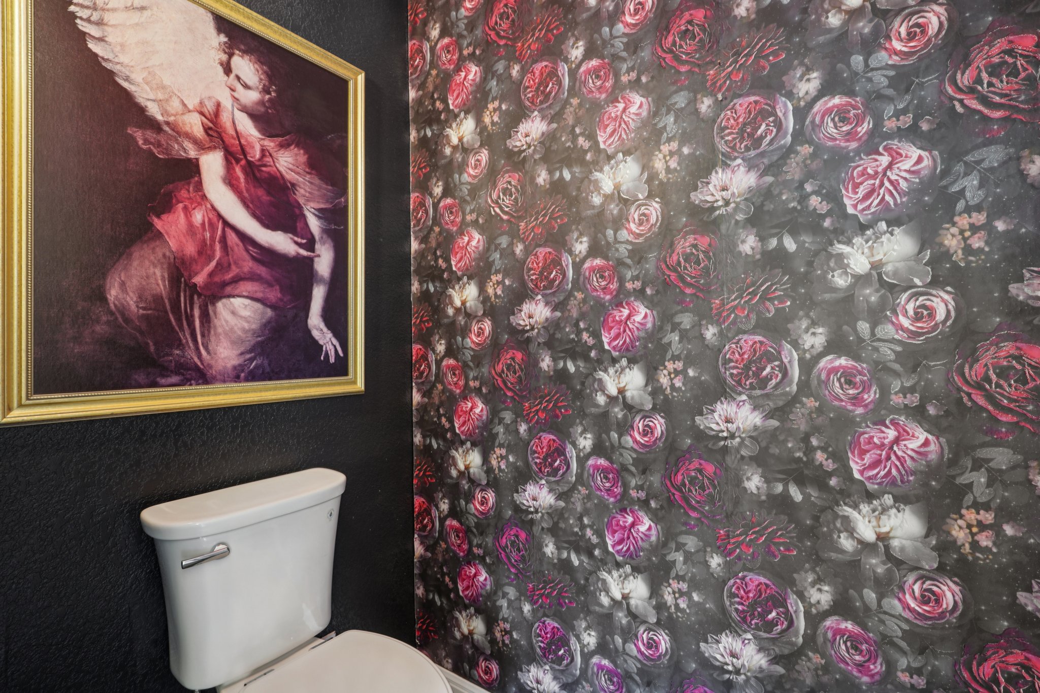 210 Barton Run Drive Georgetown, TX 78628 - Photo 36 of 40 a white toilet sitting next to a shower curtain