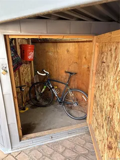 a view of storage and utility room