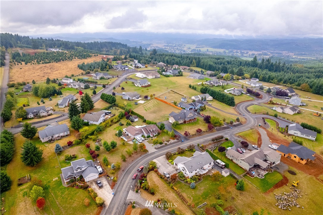 111 Garrett Loop Chehalis, WA 98532 - Photo 36 of 36 an aerial view of residential houses with outdoor space