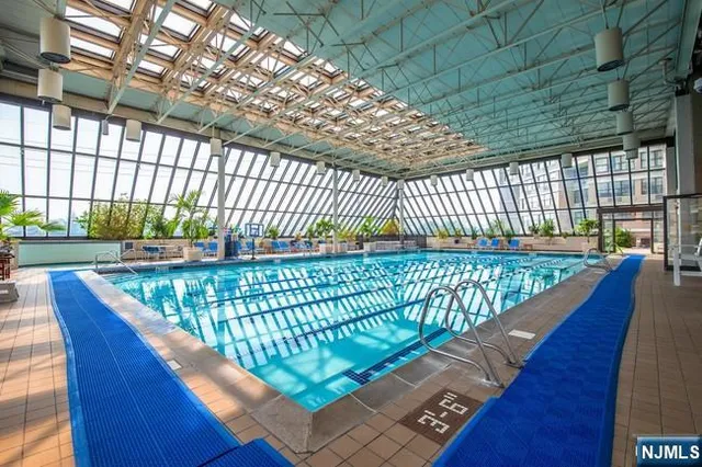 a room with gym equipment