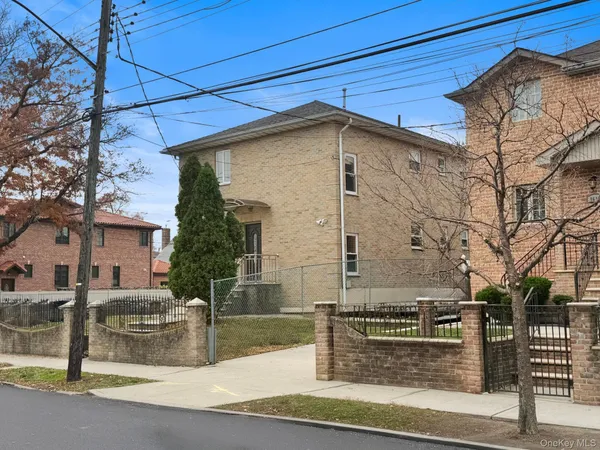 a view of a street with houses