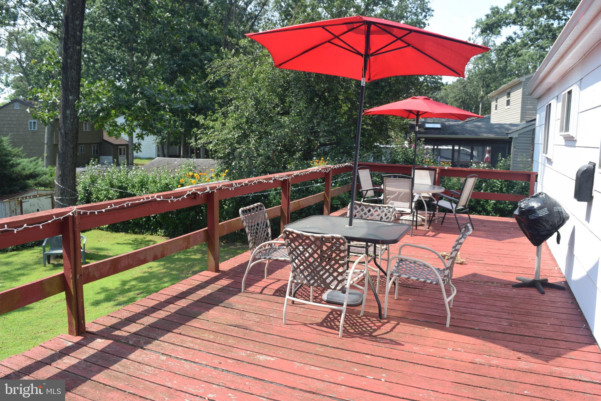 112 Silver Birch Road Williamstown, NJ 08094 - Photo 32 of 36 Deck - Full Length with steps to back yard
