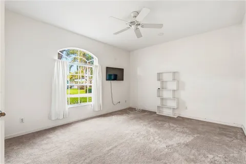 a view of a livingroom with a storage & utility room