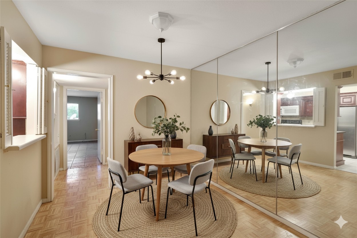 11550 Chimney Rock Road, Unit 324 Houston, TX 77035 - Photo 12 of 24 Virtully staged dining room