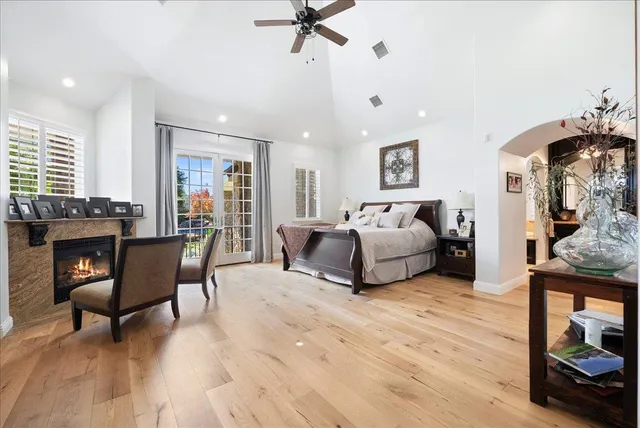 a bathroom with a sink vanity and a mirror