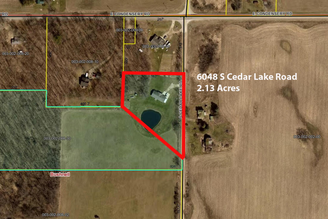 6048 Cedar Lake Road Southeast Sheridan, MI 48884 - Photo 36 of 39 2.13 acres aerial