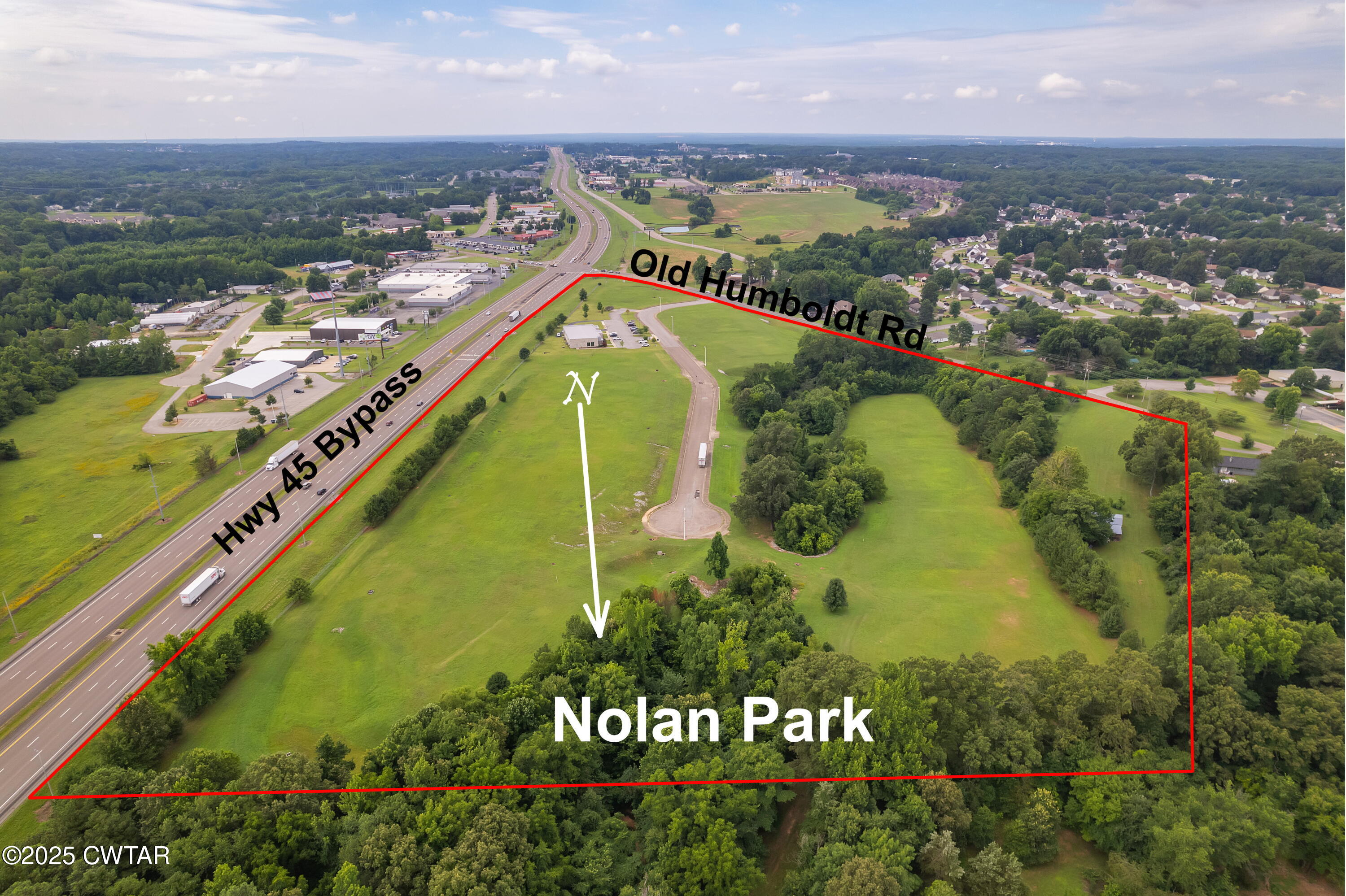 71 Nolan Cove Jackson, TN 38305 - Photo 2 of 5 an aerial view of a city