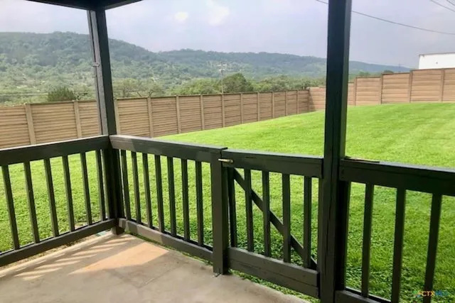 a view of outdoor space with yard