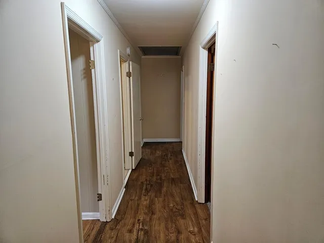 a view of closet area