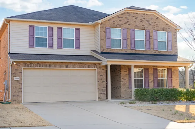a front view of a building