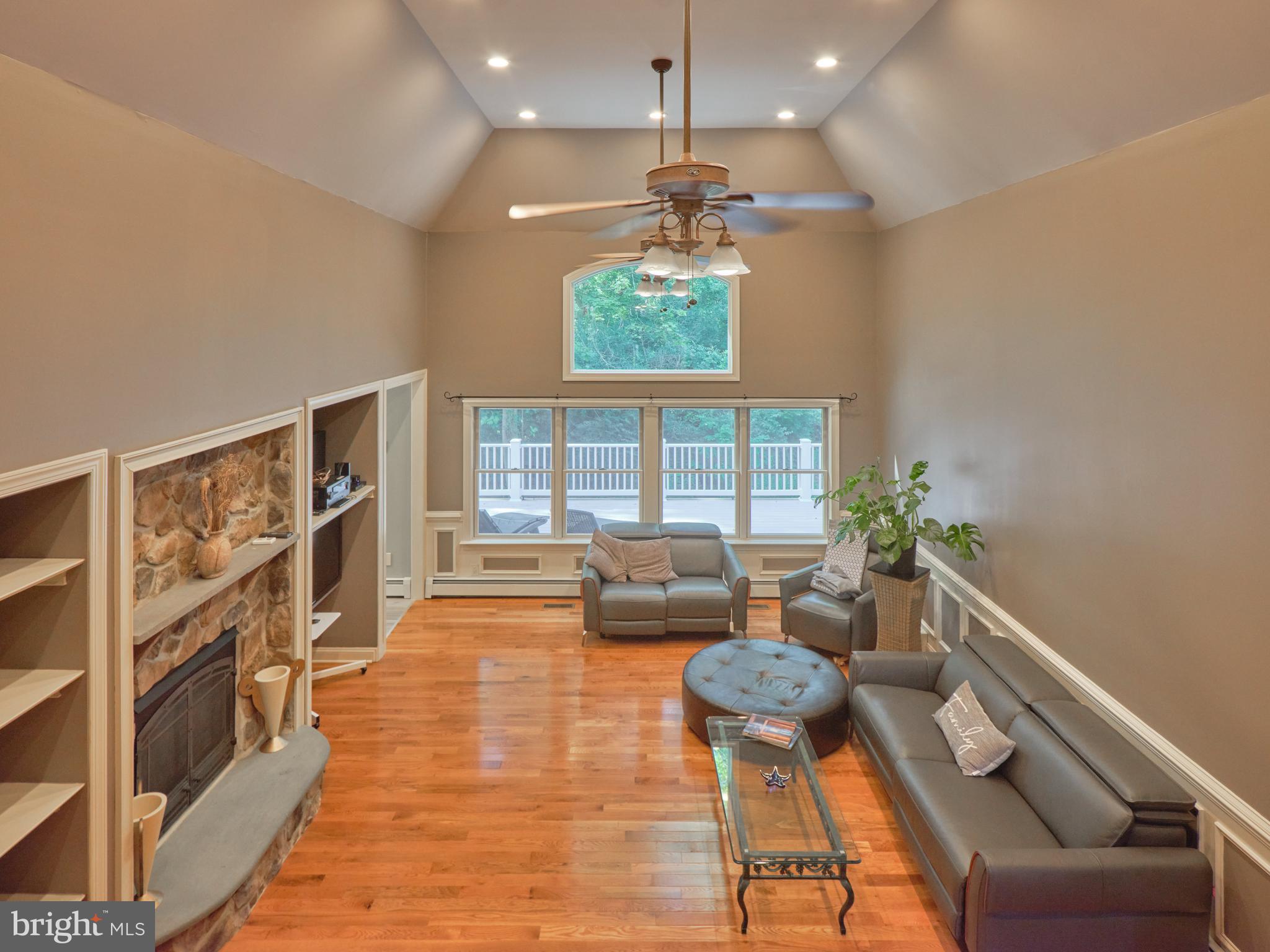 6025 Upper Mountain Road New Hope, PA 18938 - Photo 19 of 51 Great Room View from Stairs