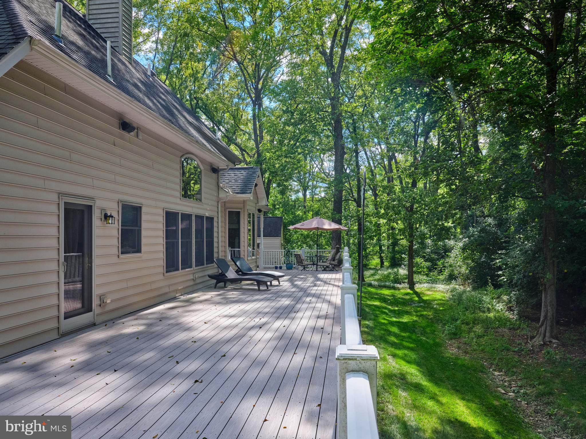 6025 Upper Mountain Road New Hope, PA 18938 - Photo 43 of 51 Generous Deck Space