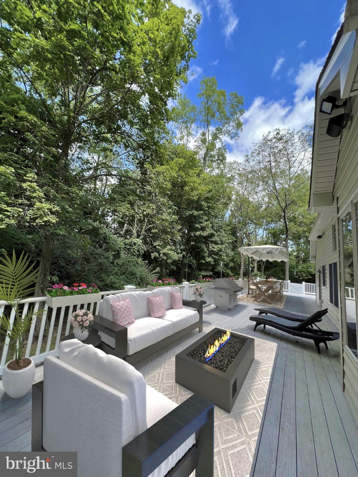 6025 Upper Mountain Road New Hope, PA 18938 - Photo 46 of 51 Staged Outdoor Furniture