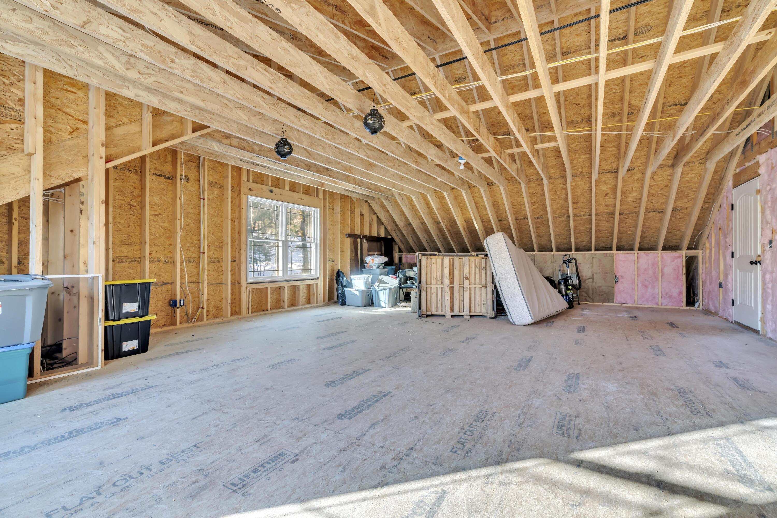66 Quarry Cove Road Raymond, ME 04071 - Photo 22 of 28 Unfinished Space Above Garage