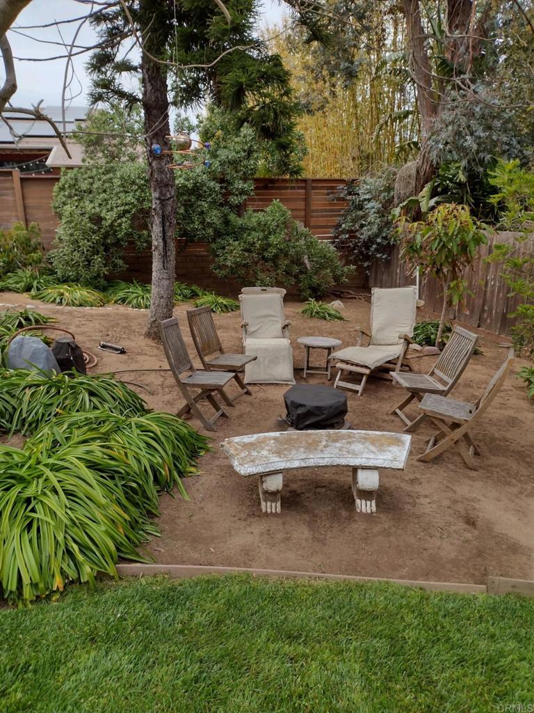 148 Europa Street Encinitas, CA 92024 - Photo 23 of 23 a view of a backyard with sitting area