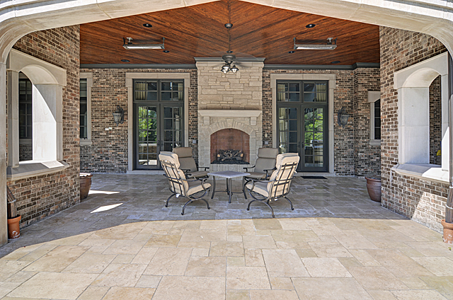 3011 Lincoln Road Oak Brook, IL 60523 - Photo 58 of 77 a view of a patio with table and chairs and potted plants