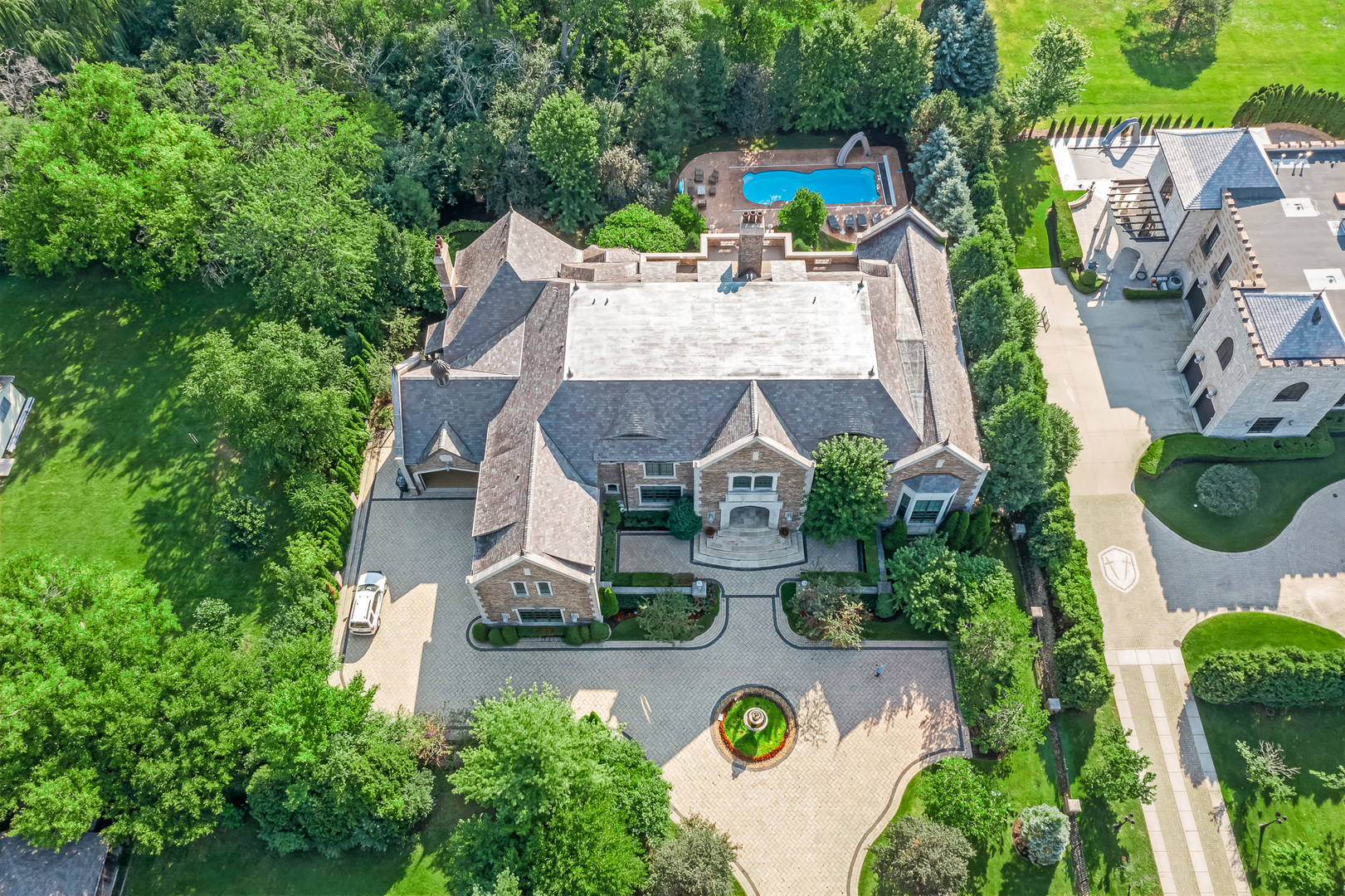 3011 Lincoln Road Oak Brook, IL 60523 - Photo 73 of 77 an aerial view of a house with outdoor space