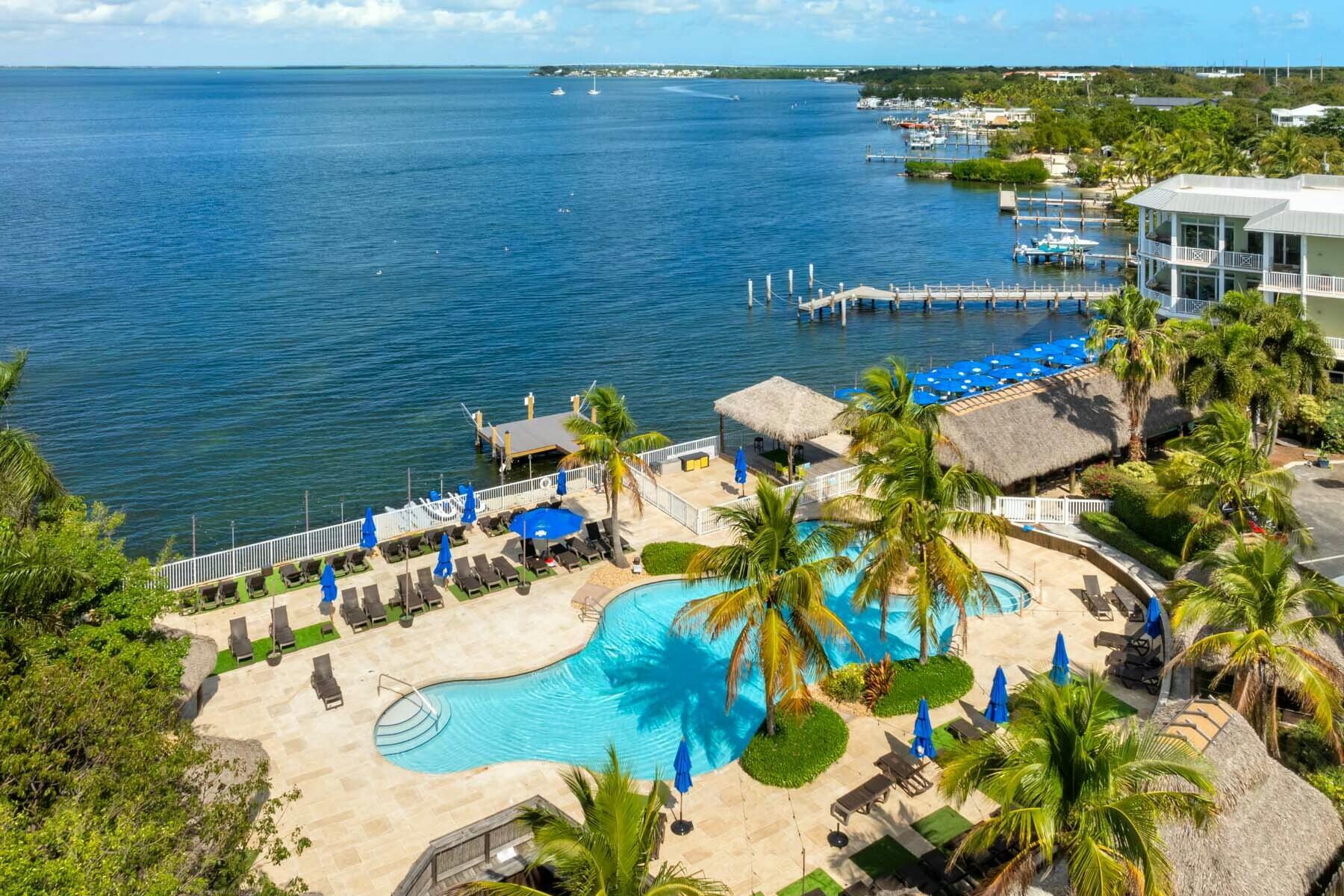 104000 Overseas Highway, Unit 5 Key Largo, FL 33037 - Photo 44 of 60 Pool & Owners Boat Dock