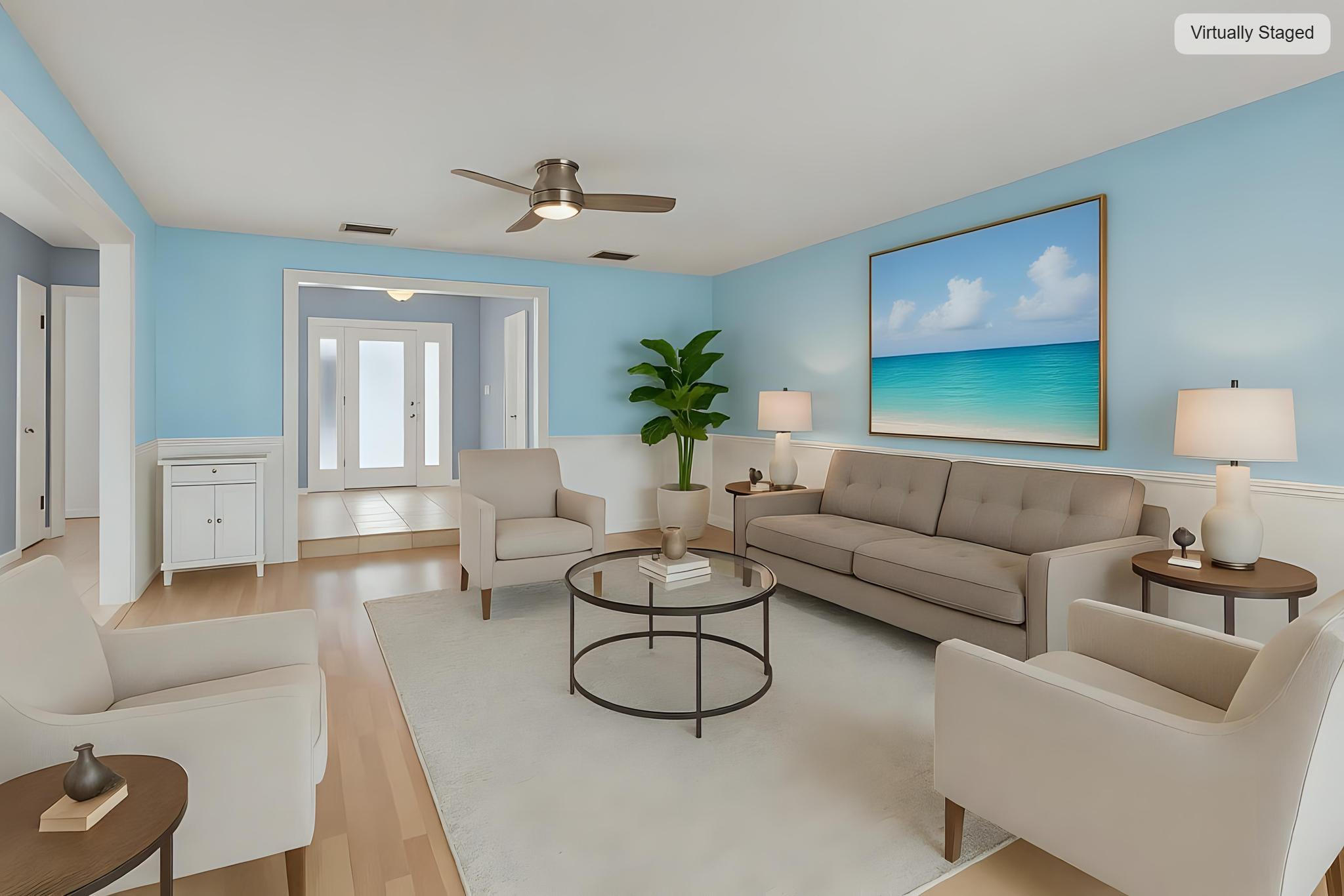 304 2nd Terrace Key Largo, FL 33037 - Photo 9 of 43 a living room with furniture and a large window