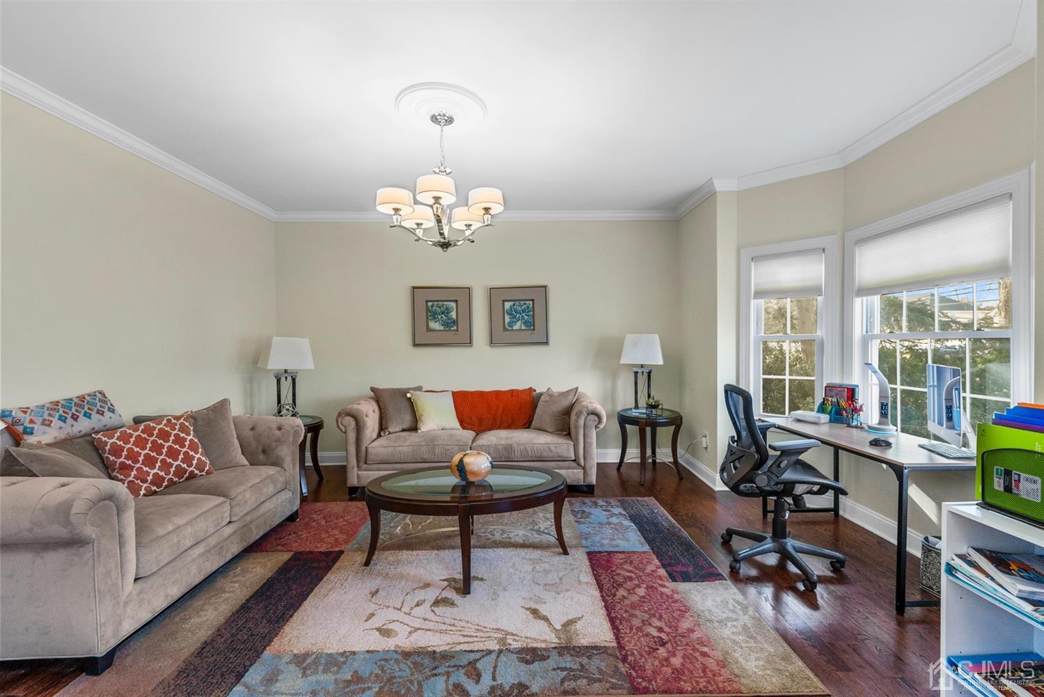 308 Plainfield Road Edison, NJ 08820 - Photo 15 of 40 a living room with furniture chandelier and a table