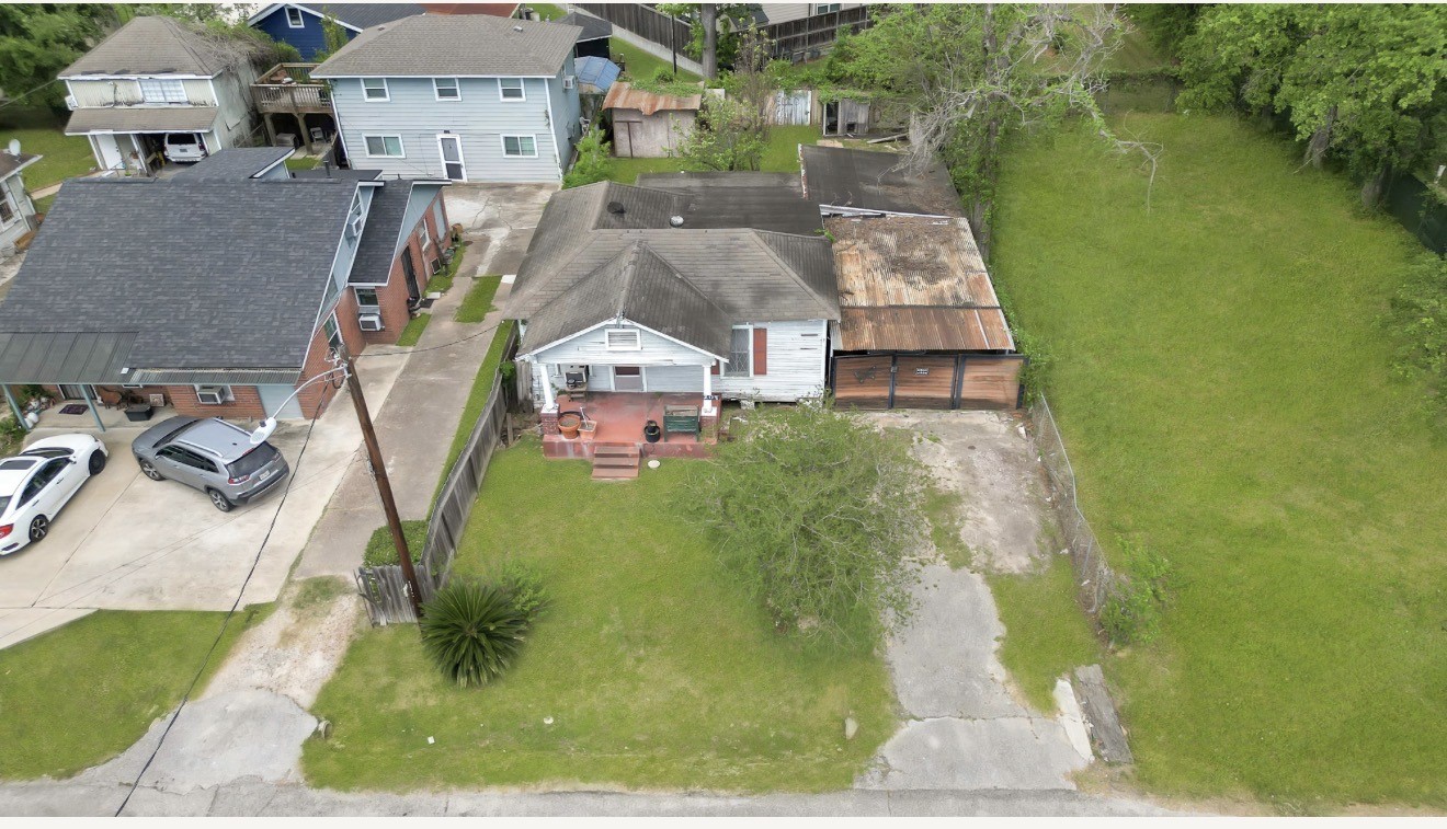209 Frawley Street Houston, TX 77009 - Photo 6 of 21 an aerial view of a house with a yard
