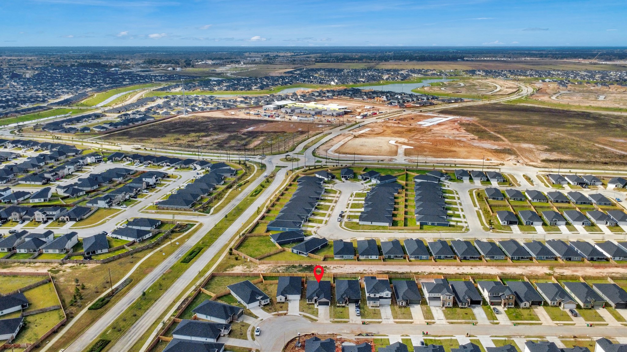 3822 Zoeys Way Fulshear, TX 77423 - Photo 8 of 37 a view of a city with an ocean view