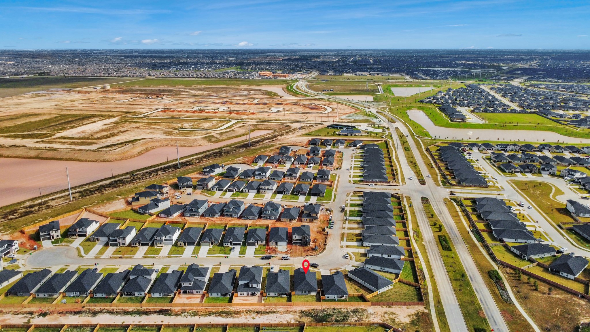 3822 Zoeys Way Fulshear, TX 77423 - Photo 9 of 37 a view of a swimming pool with an ocean view