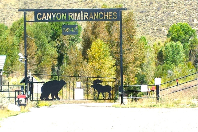 6210 Mountain View Road, Unit 133 Coalville, UT 84017 - Photo 72 of 87 The electric, key reading gate into Canyon Rim Ranches off the Weber Canyon Highway. You don’t have to get out of your vehicle.