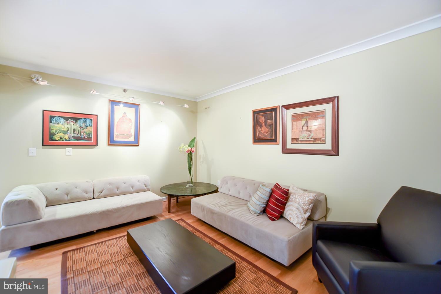 777 7th Street Northwest, Unit 1113 Washington, DC 20001 - Photo 13 of 30 a living room with furniture and a couch