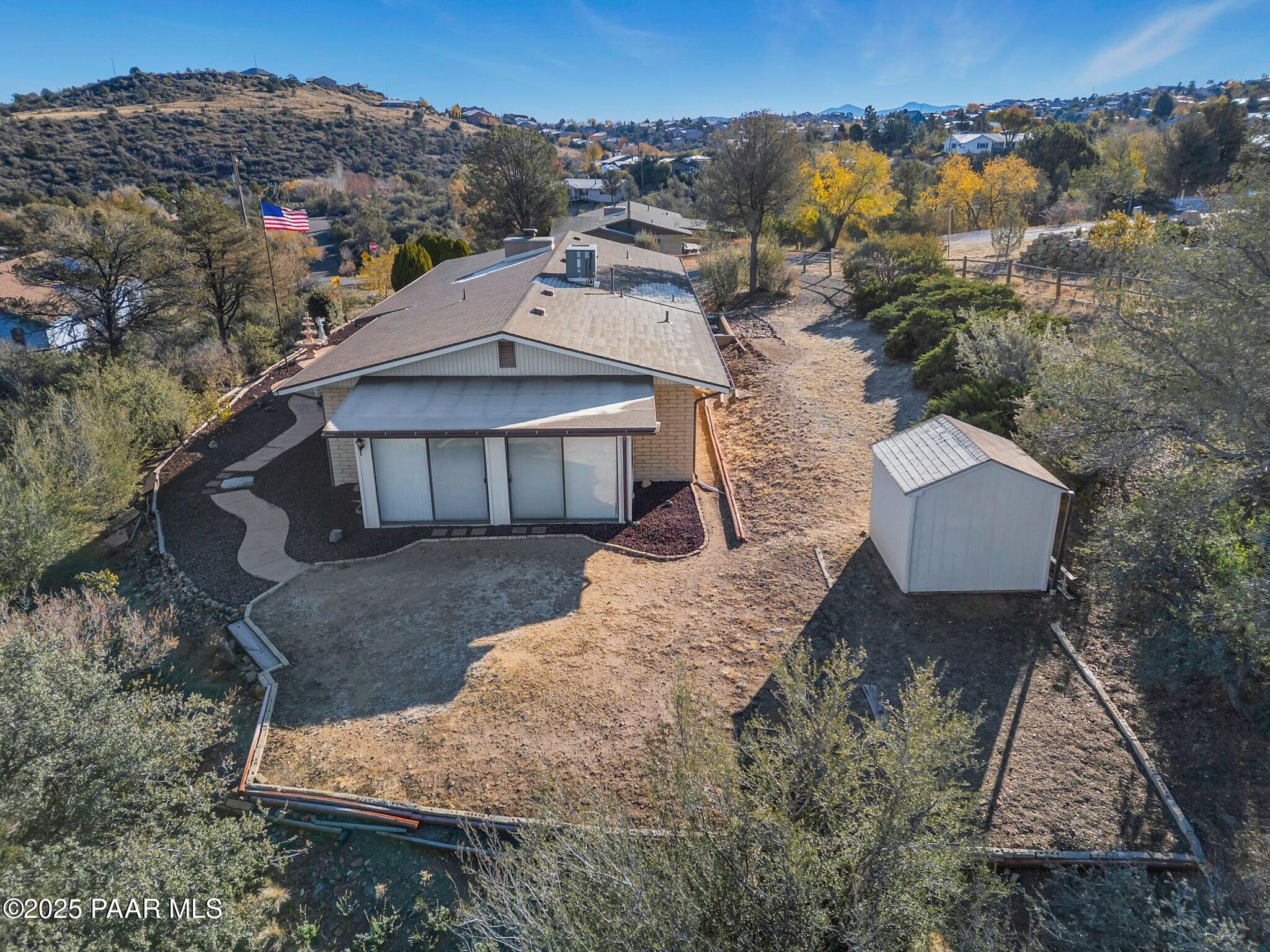 2710 Ridge Road Prescott, AZ 86301 - Photo 3 of 32 an aerial view of a house