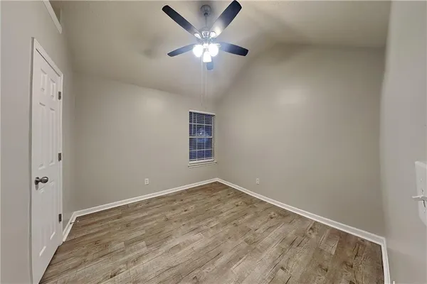 wooden floor in an empty room