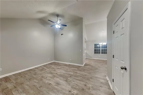 wooden floor in an empty room