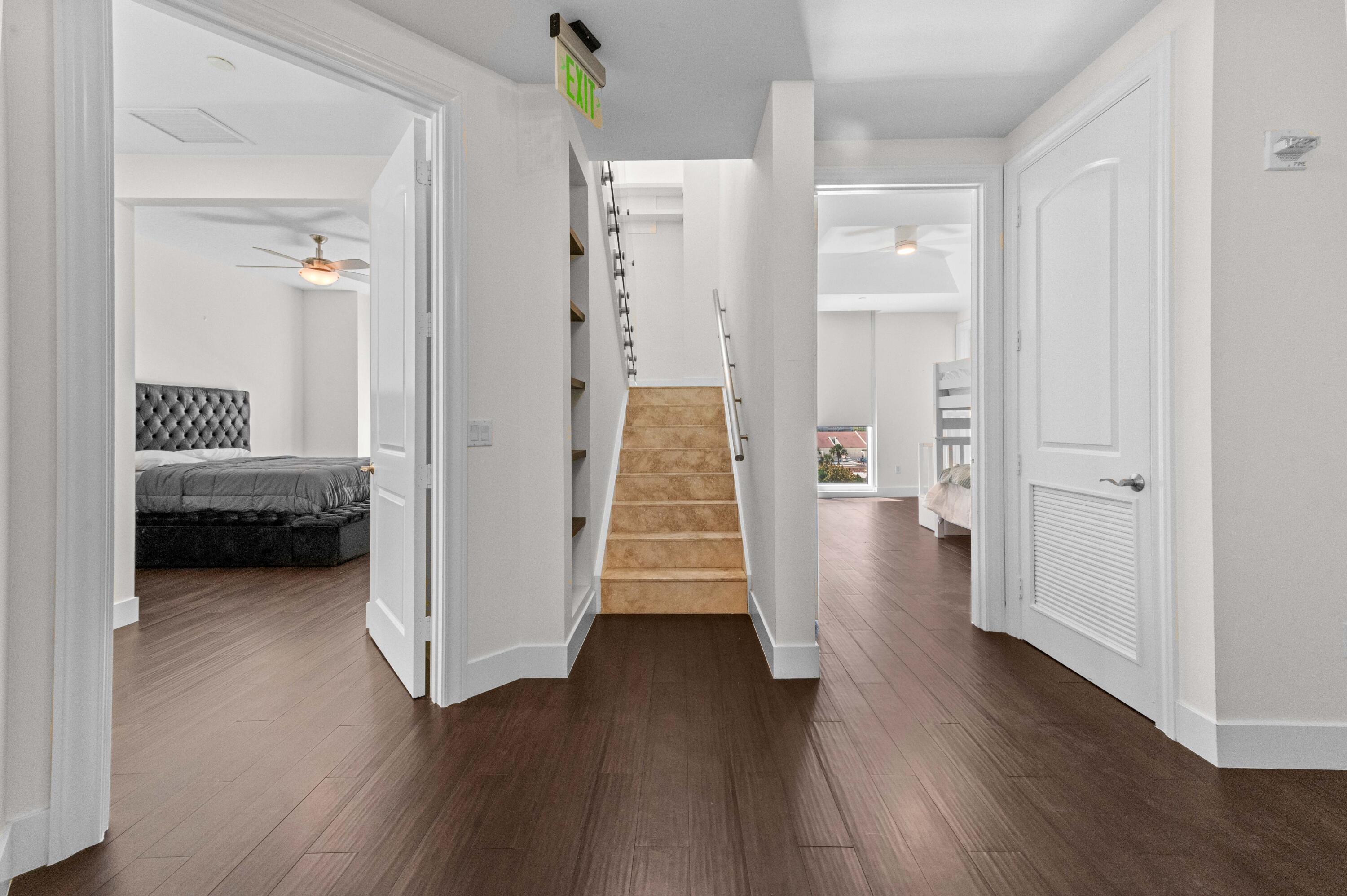 4600 North Ocean Drive, Unit 605 Riviera Beach, FL 33404 - Photo 17 of 65 a view of a hallway view with wooden floor and closet