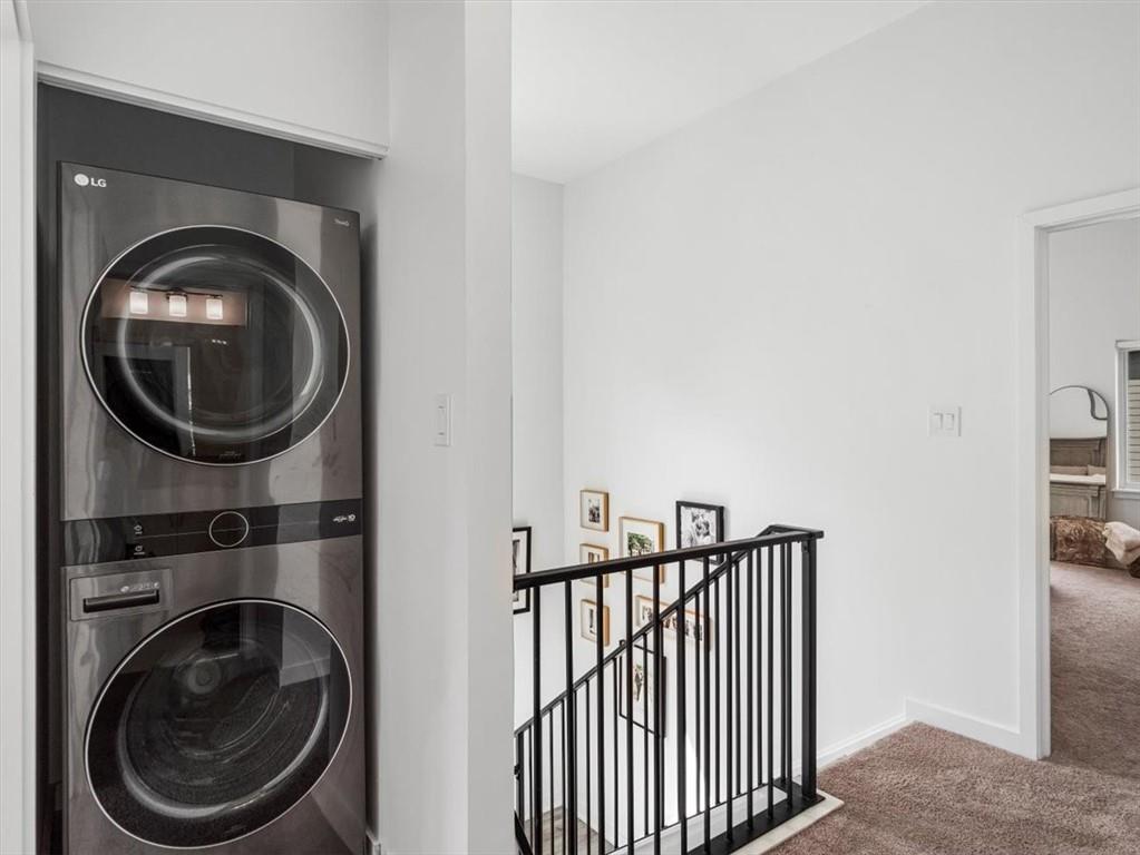 5557 Berlin Way Pittsburgh, PA 15201 - Photo 26 of 34 a view of a hallway with washer and dryer