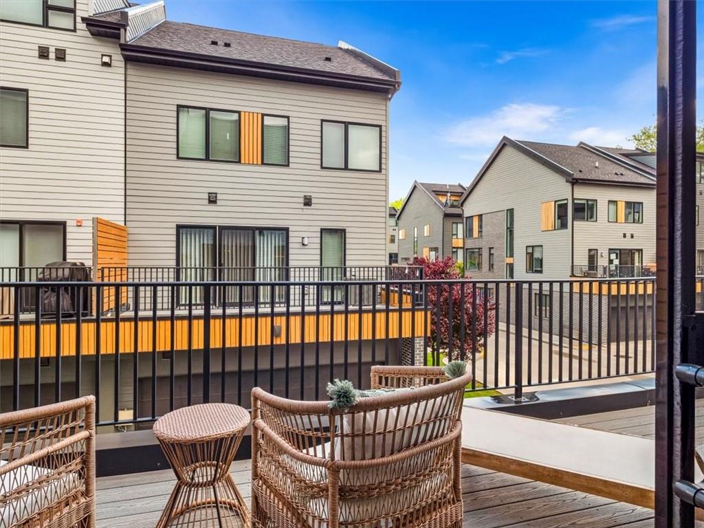 5557 Berlin Way Pittsburgh, PA 15201 - Photo 31 of 34 a view of a house with a wooden deck