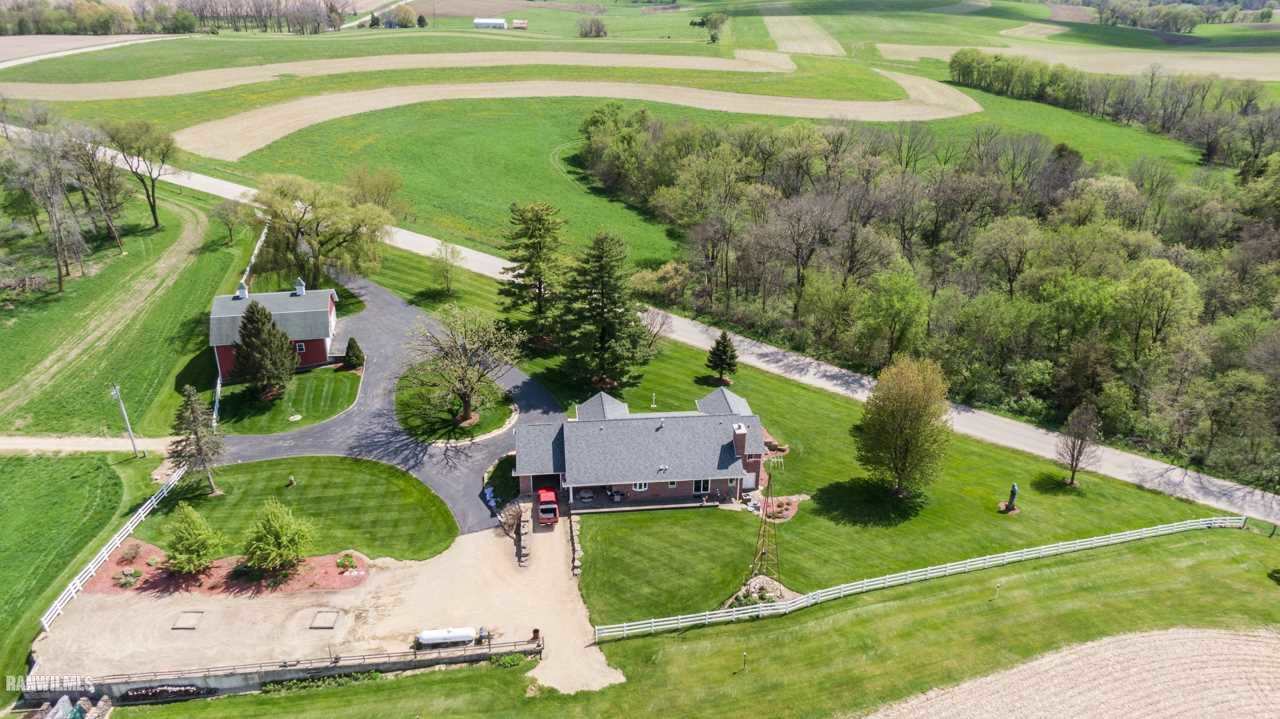 5920 East Townsend Road Stockton, IL 61085 - Photo 10 of 10 an aerial view of a house