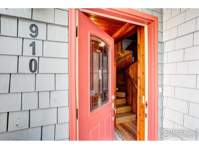 a view of front door