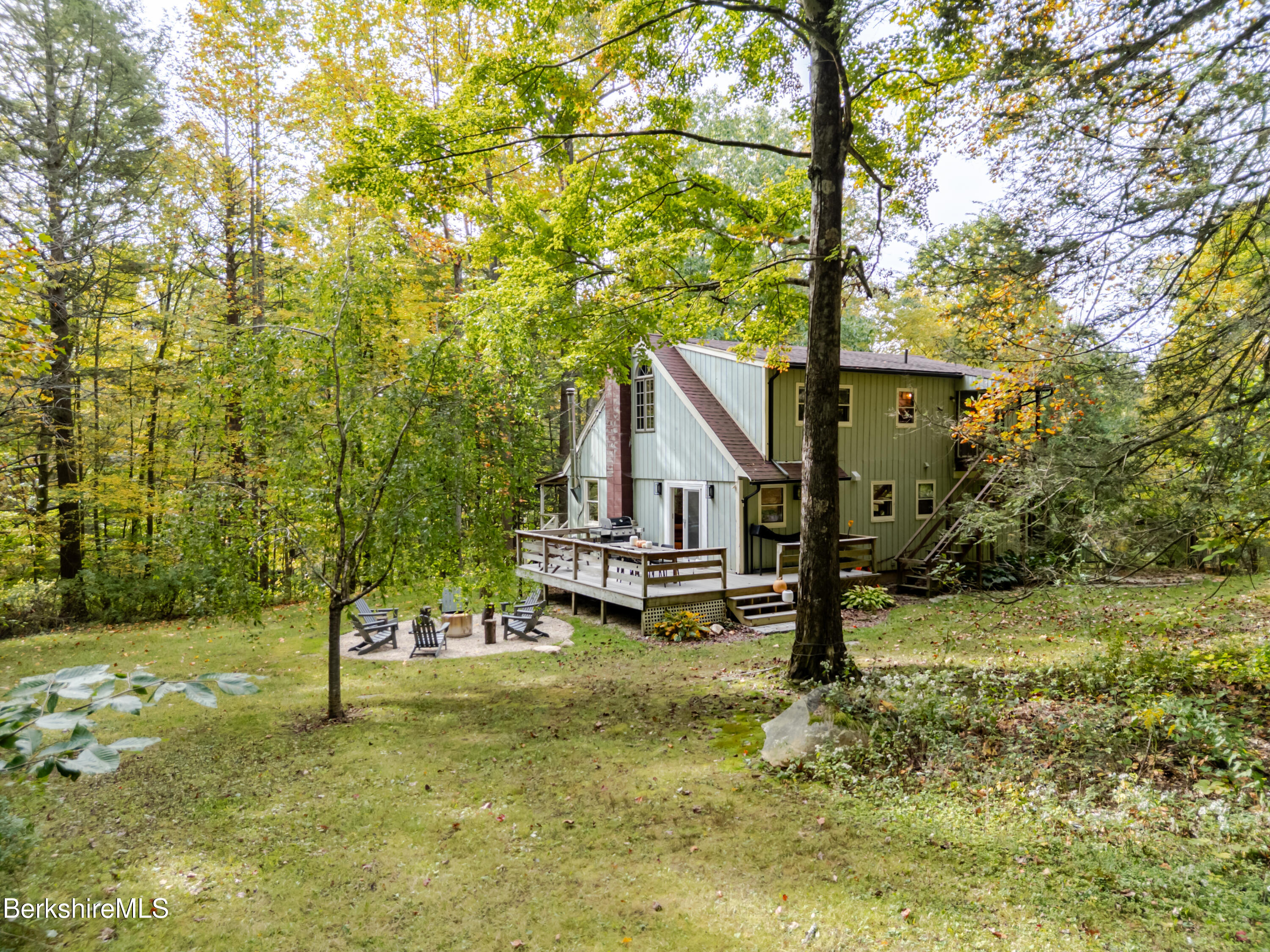 176 Division Street Great Barrington, MA 01230 - Photo 34 of 40 a view of a house with a yard
