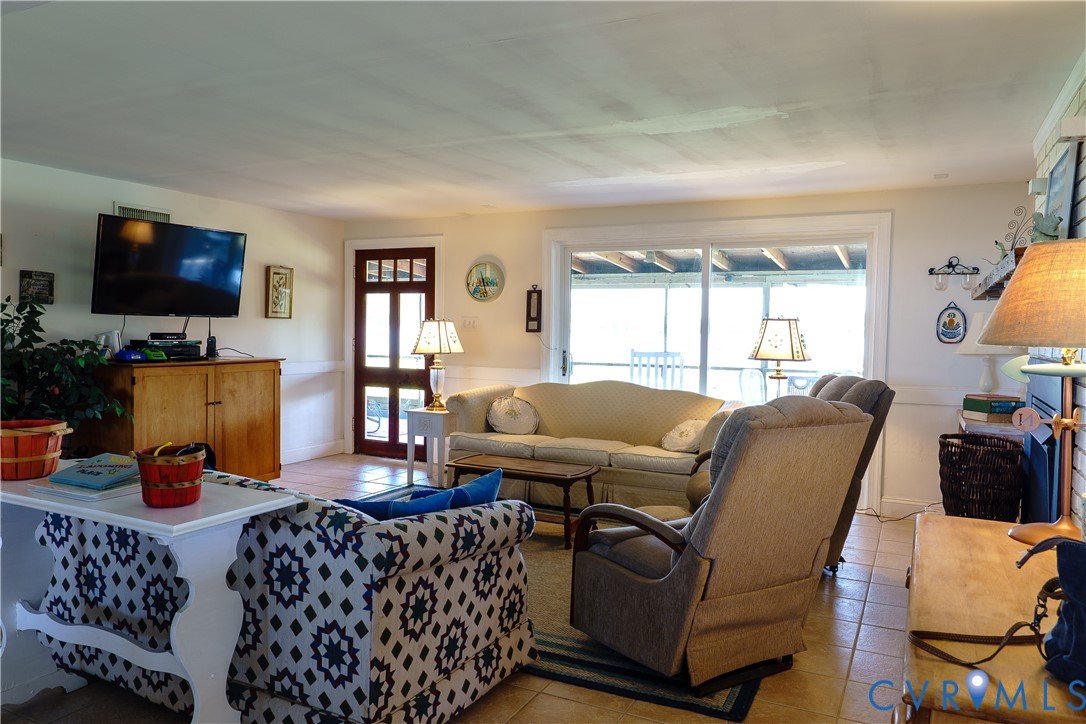 1280 Little Florida Road Farnham, VA 22460 - Photo 13 of 41 Expansive living space featuring light-toned tile
