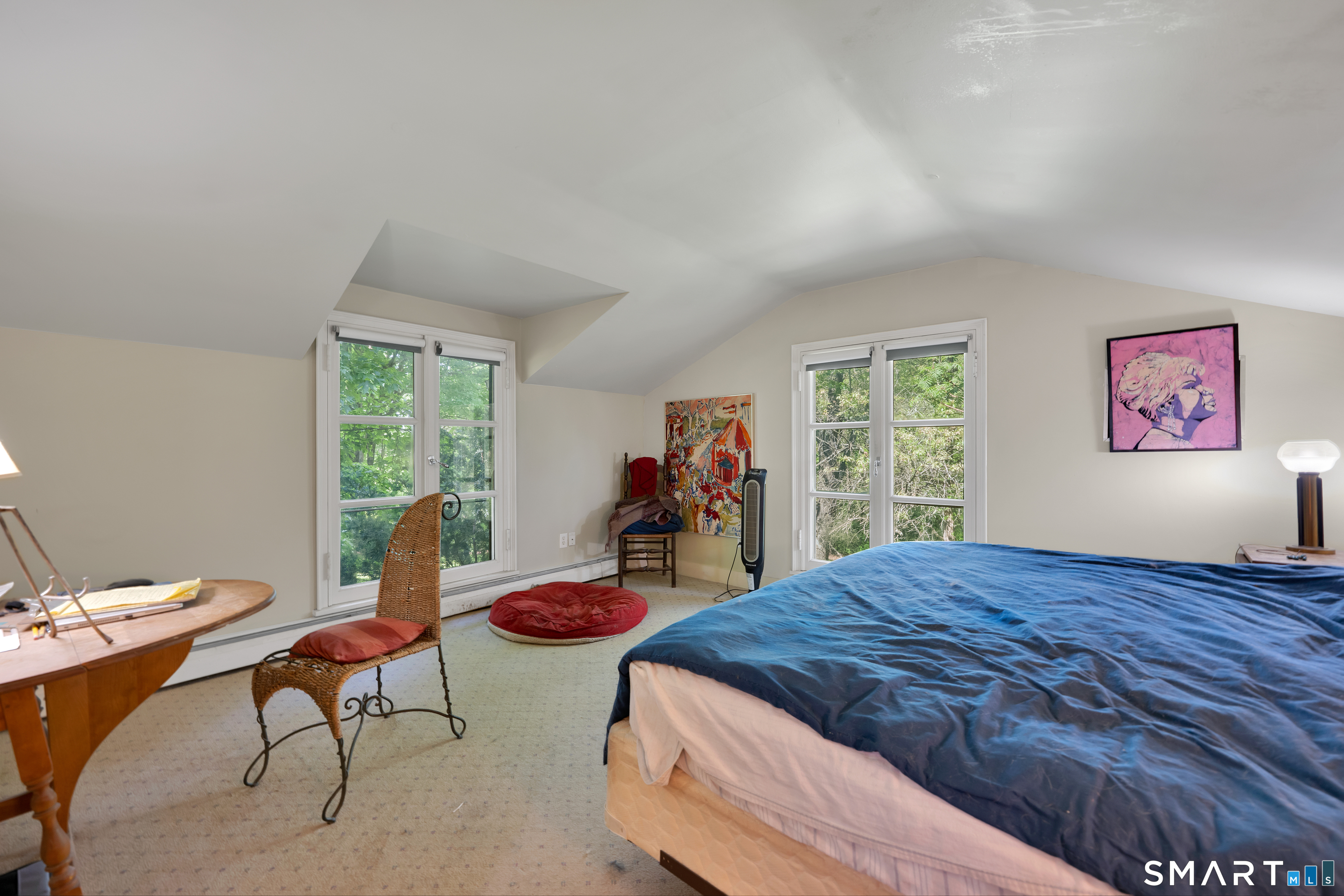 231 B Kent Road Kent, CT 06757 - Photo 14 of 35 a bed room with two beds and a large window