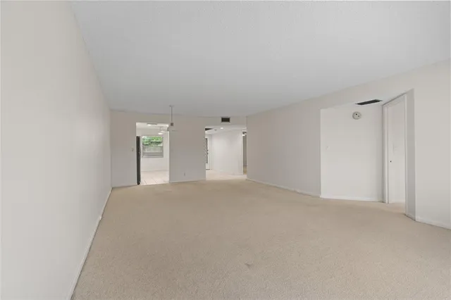 a view of empty room