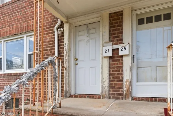 a view of front door of house