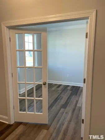 a view of front door