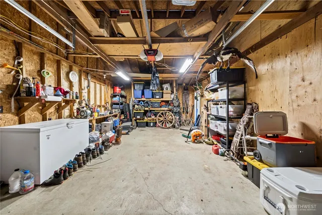 a view of a storage room with a lot of stuff