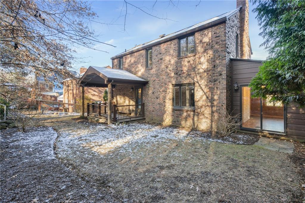 306 Washington Road Pittsburgh, PA 15221 - Photo 6 of 40 Rear yard can be accessed from the kitchen or the den.