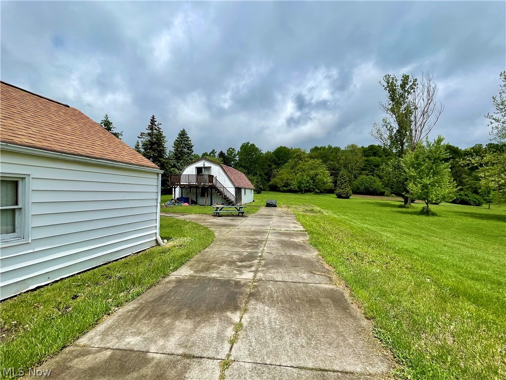 254 Johnson Road Wadsworth, OH 44281 - Photo 5 of 35 View of yard featuring an outbuilding/barn