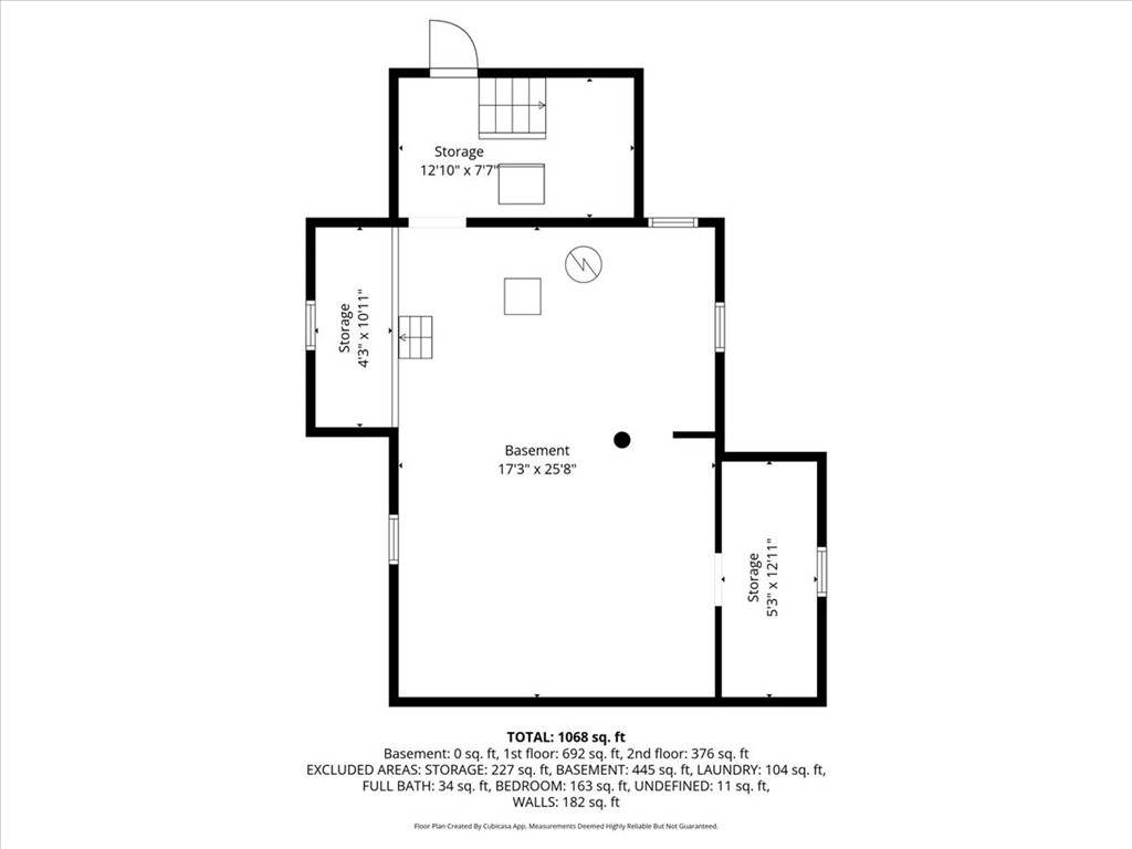 3627 Walworth Road Walworth, NY 14568 - Photo 43 of 43 Basement Floor Plan